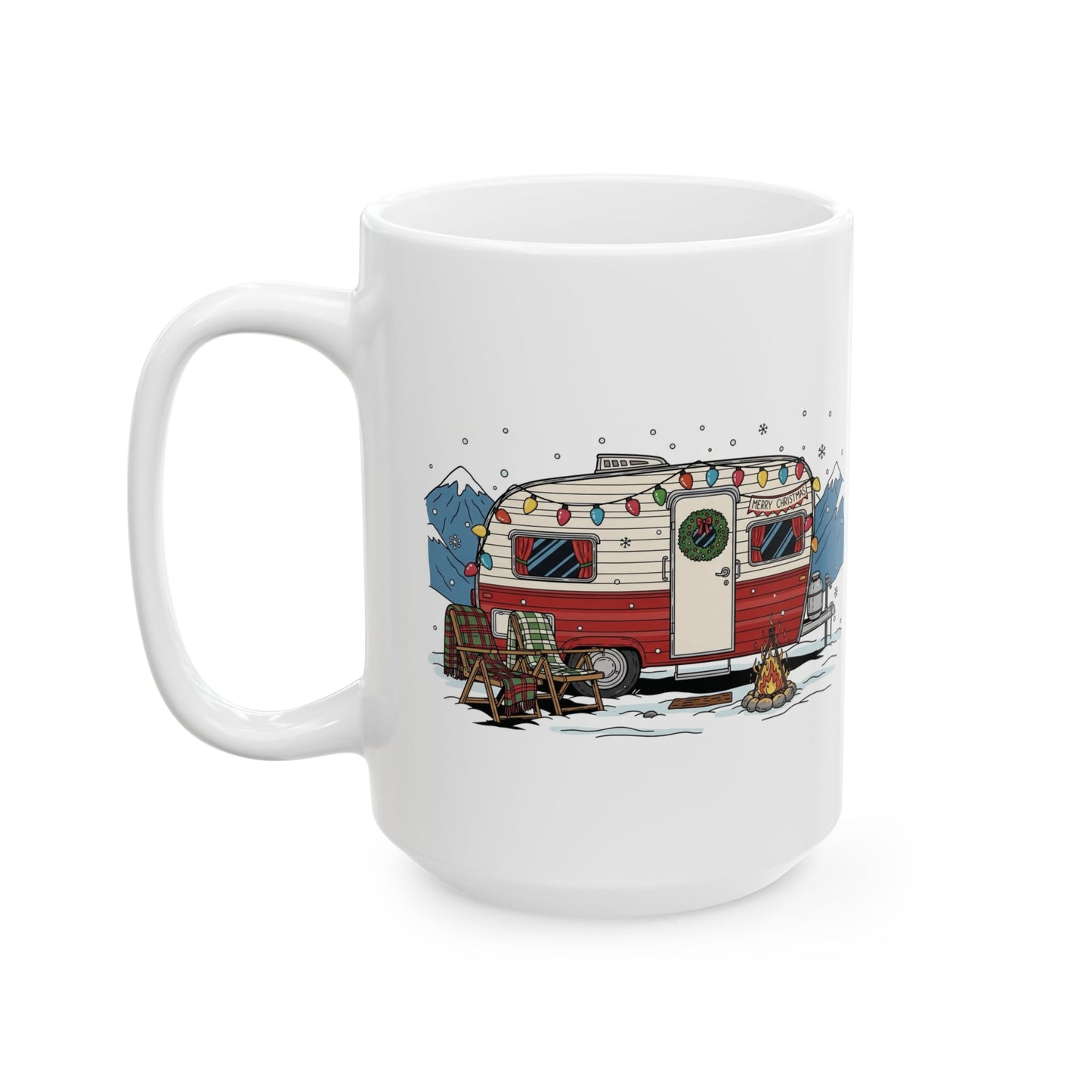 Vintage Camper Holiday Mug