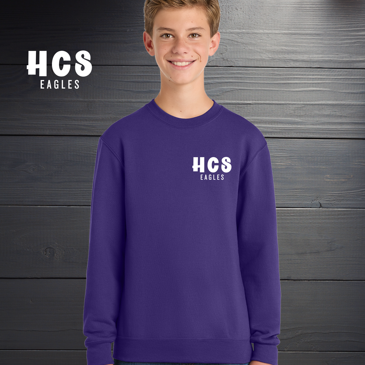 Youth HCS Eagles PE Unisex Sweater