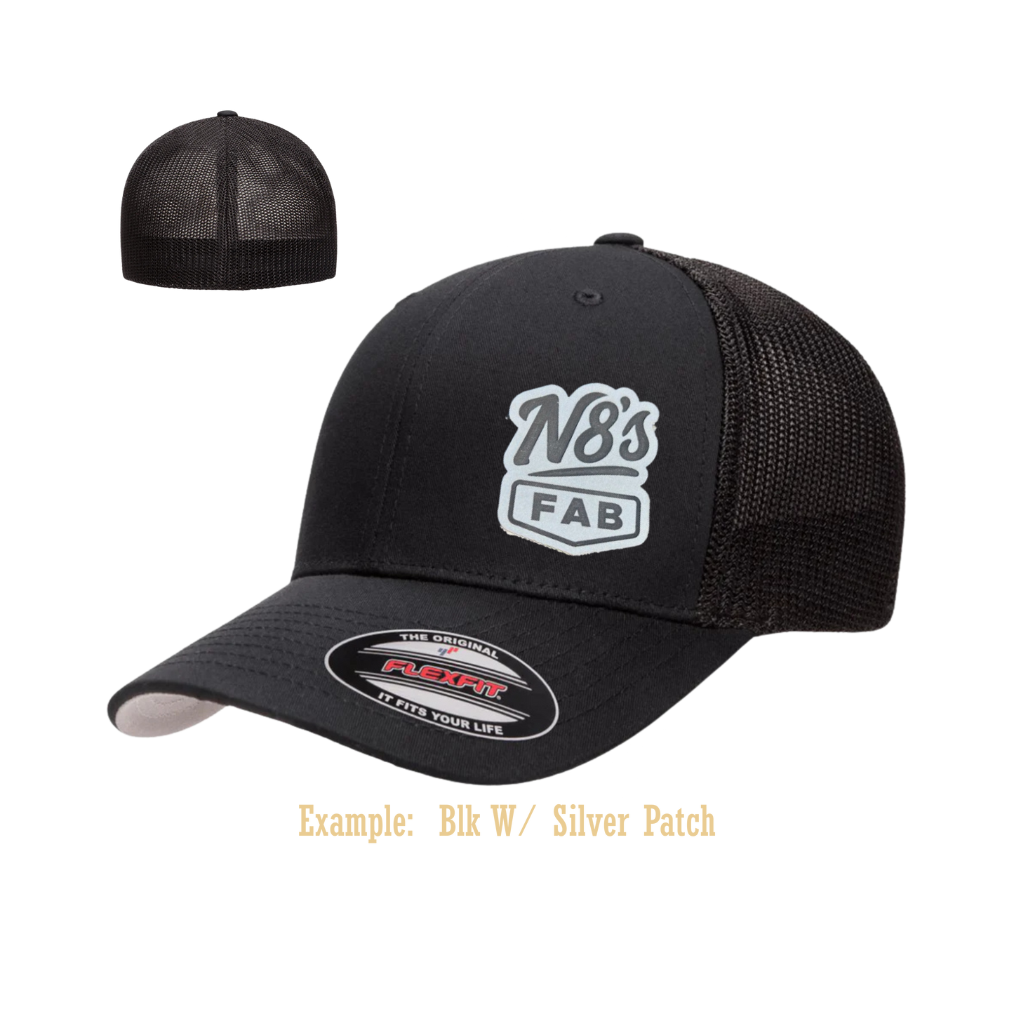 N8’S Fab Flexfit® Trucker Hat Mesh Back