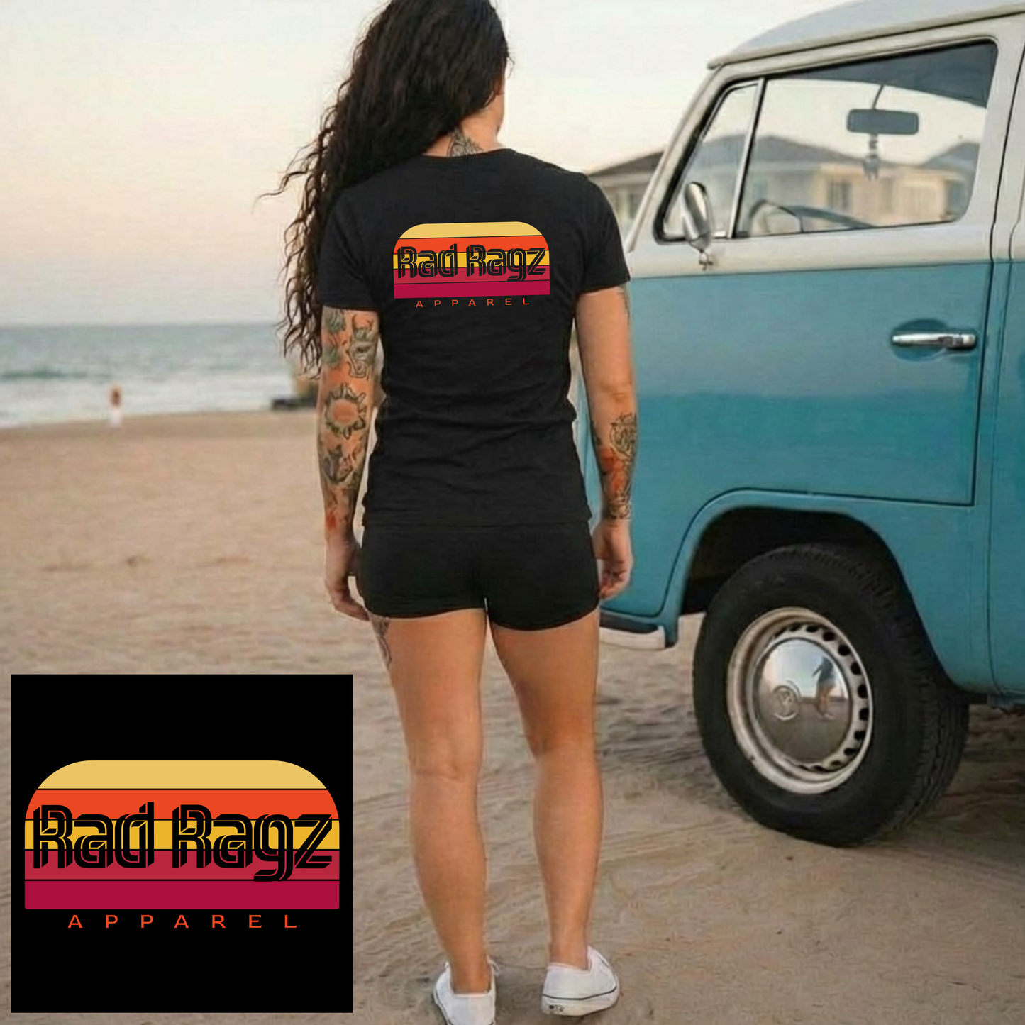 Rad Ragz Retro Sunset Unisex Tee