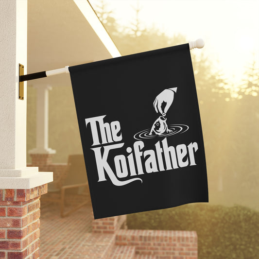 "The Koifather" Garden Flag Pond Decor