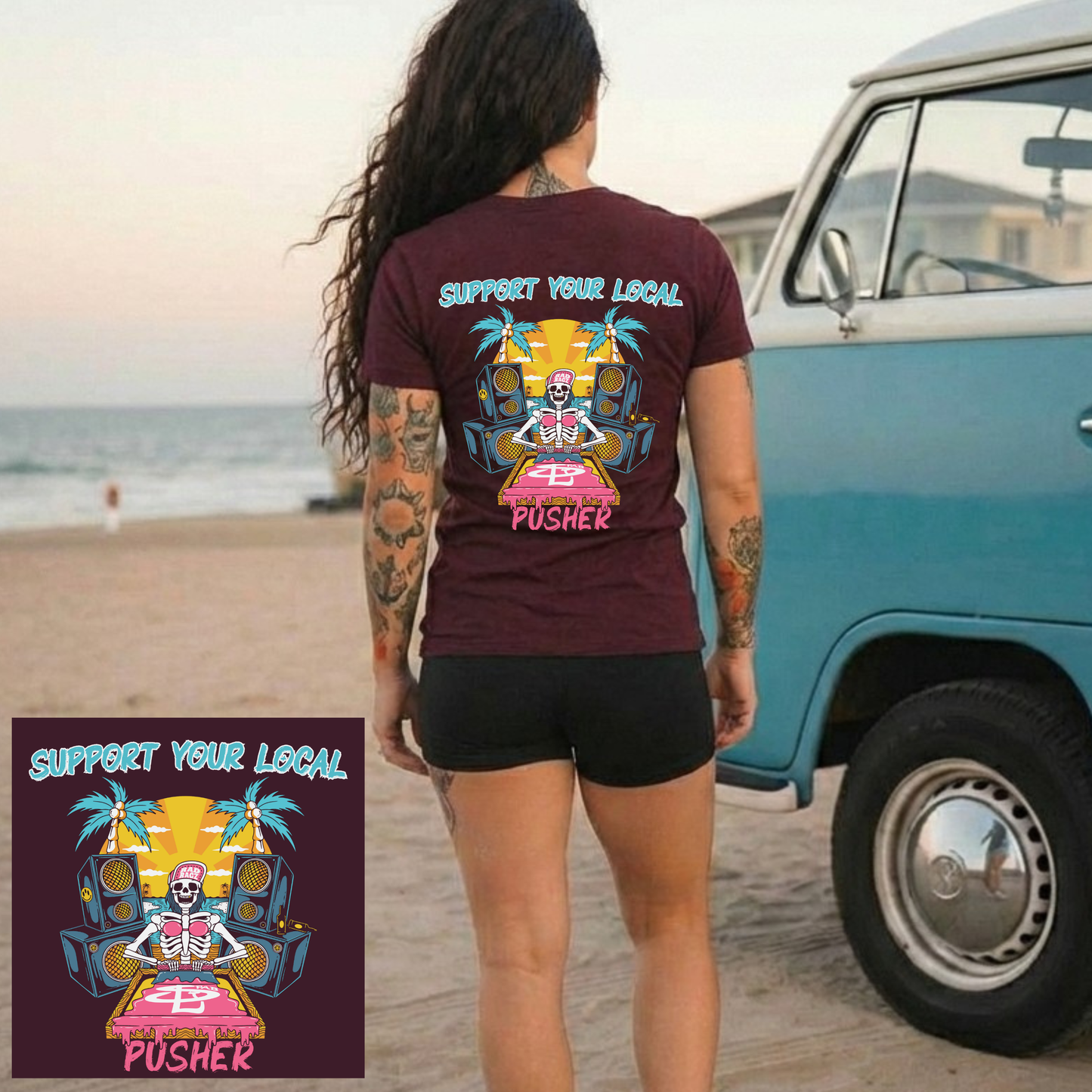 Support Your Local Pusher Unisex Tee