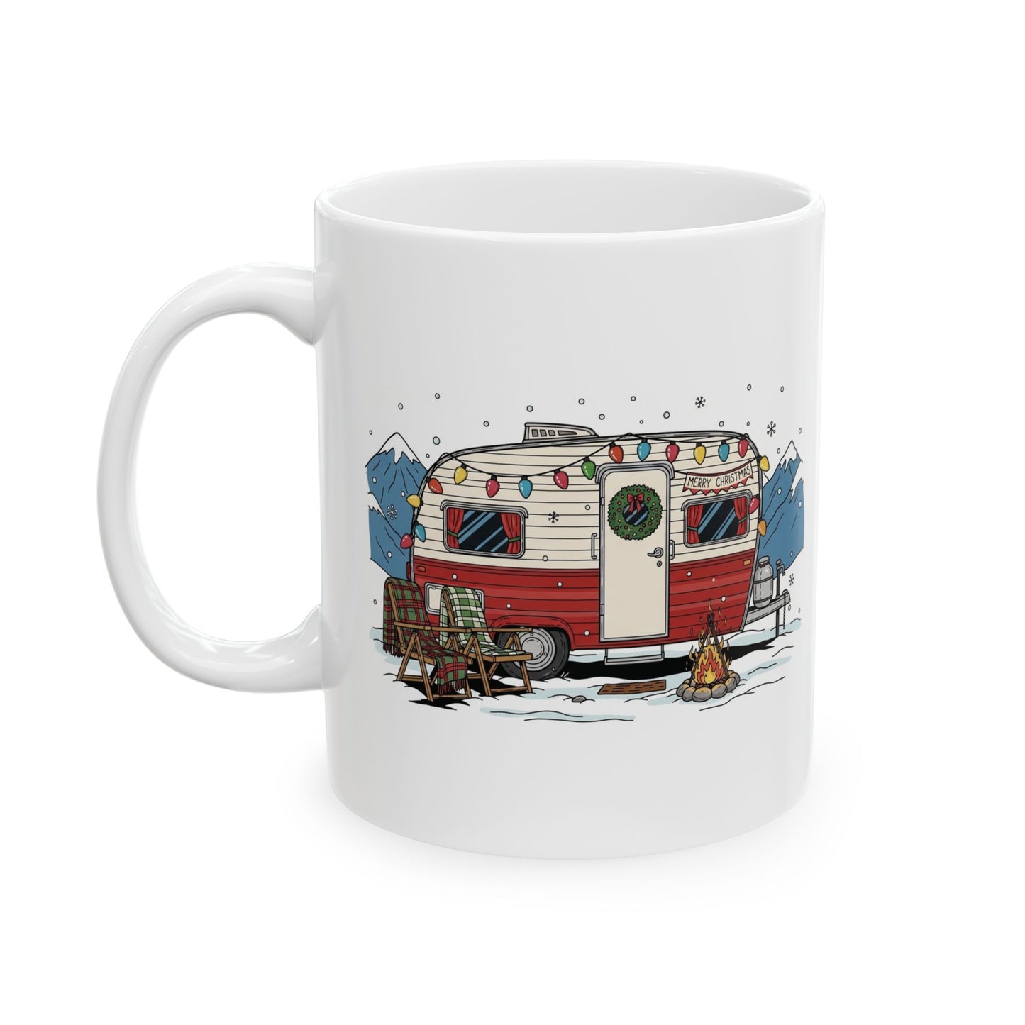 Vintage Camper Holiday Mug