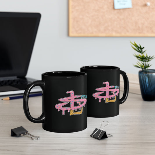 OG STL Drip Art Black Mug - 11oz & 15oz