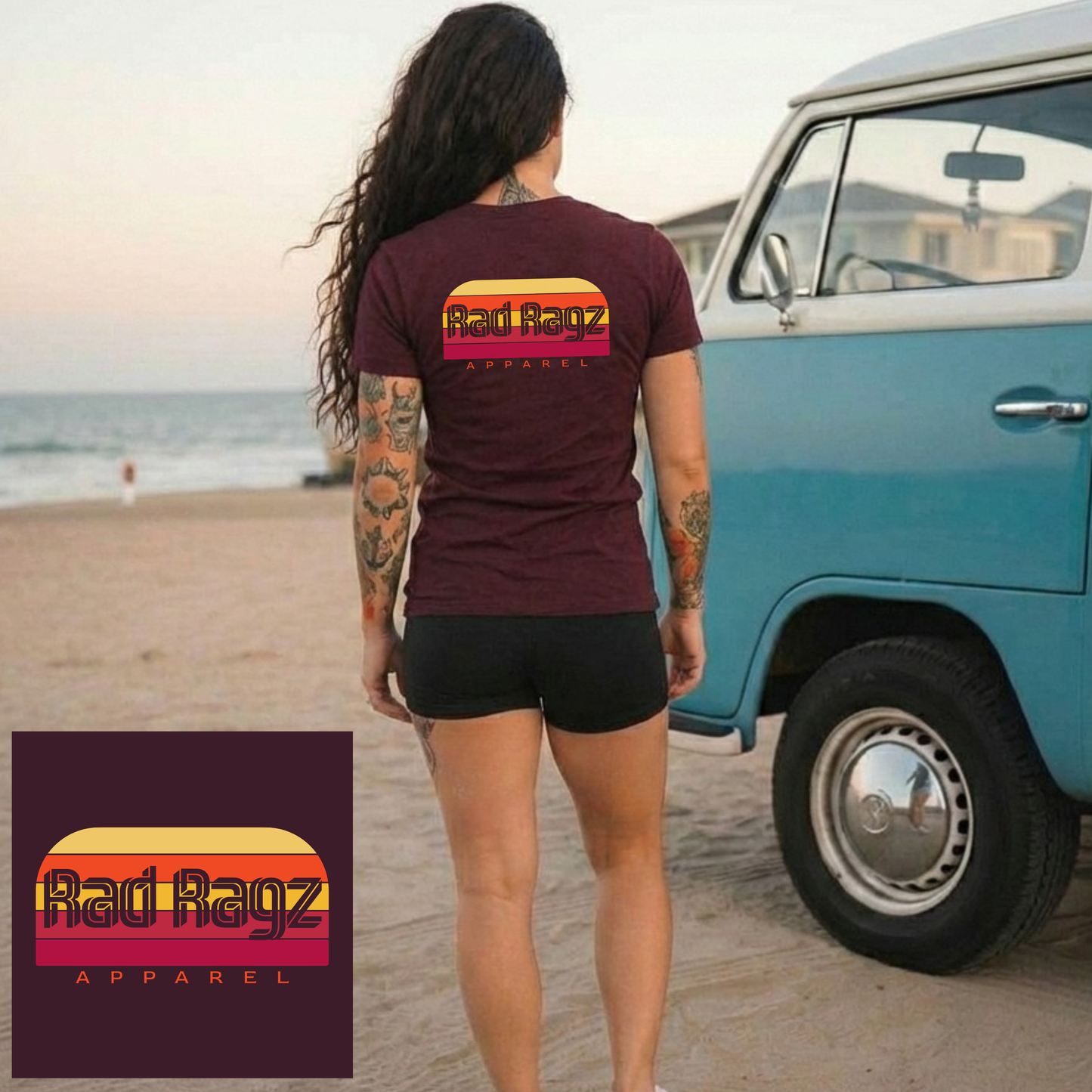 Rad Ragz Retro Sunset Unisex Tee