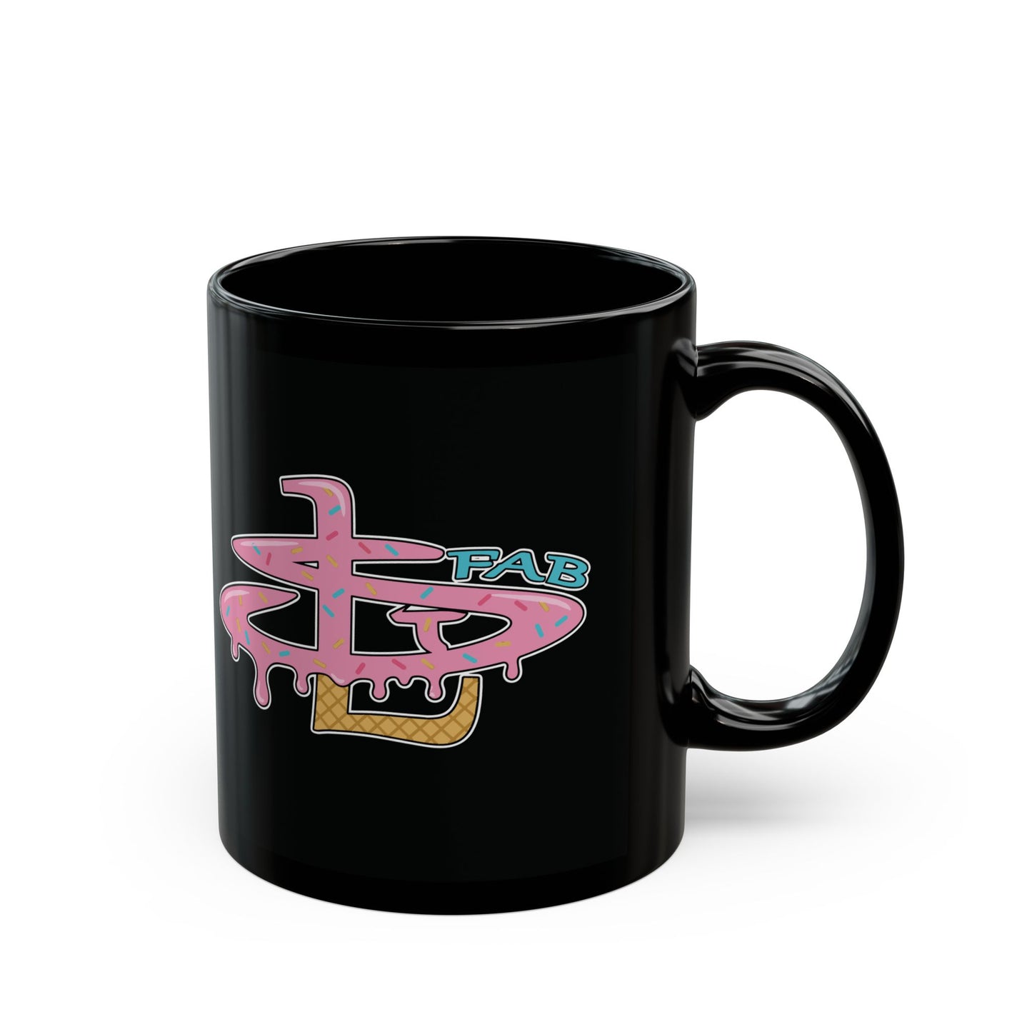 OG STL Drip Art Black Mug - 11oz & 15oz