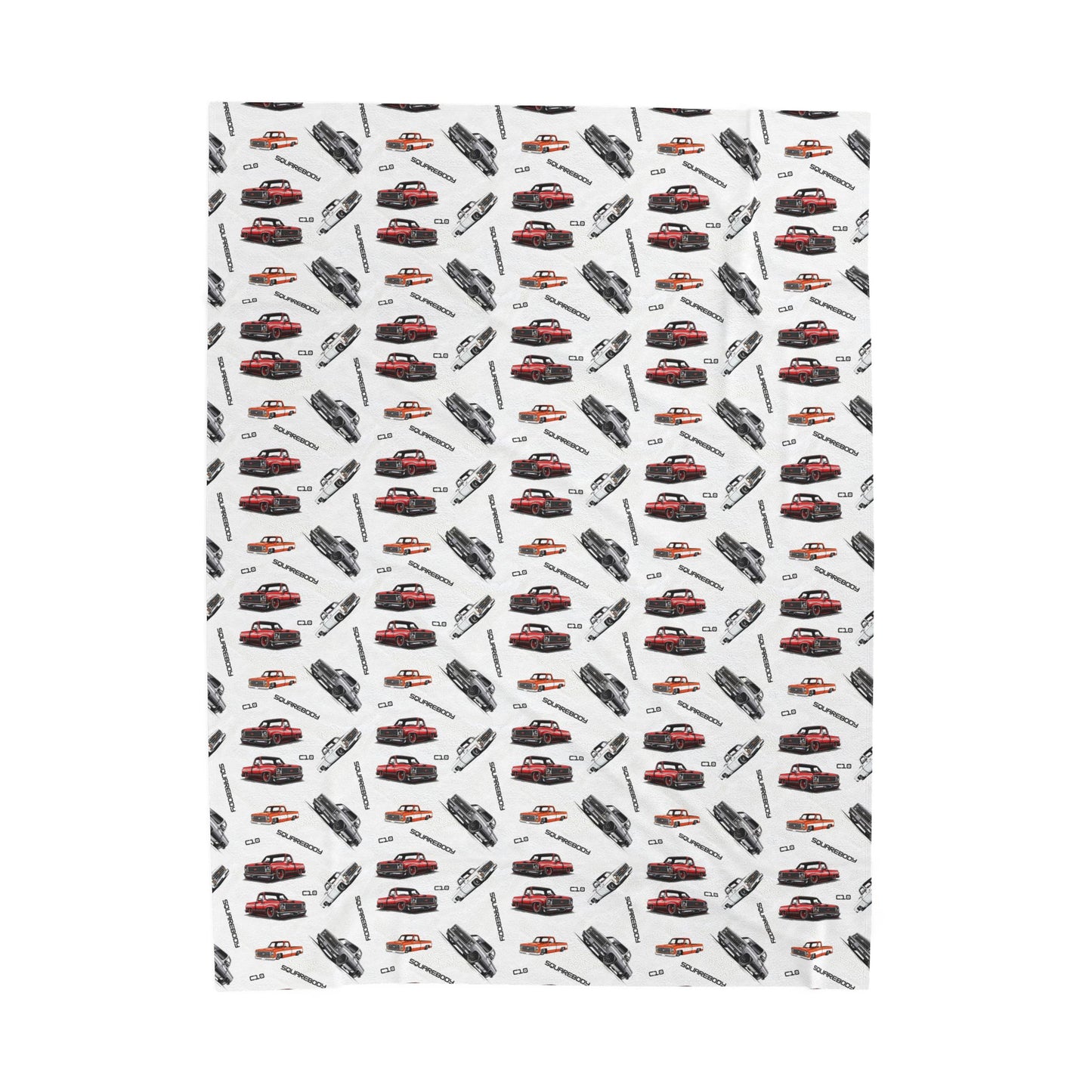 Chevy Square Body Truck Plush Blanket