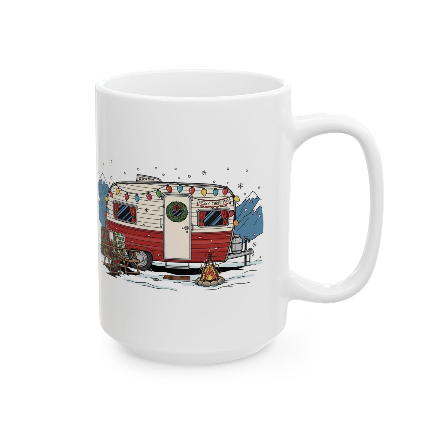 Vintage Camper Holiday Mug