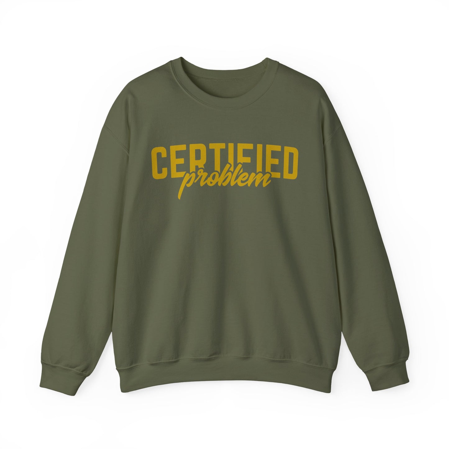 Certified Problem Crewneck Sweatshirt - Unisex Heavy Blend™